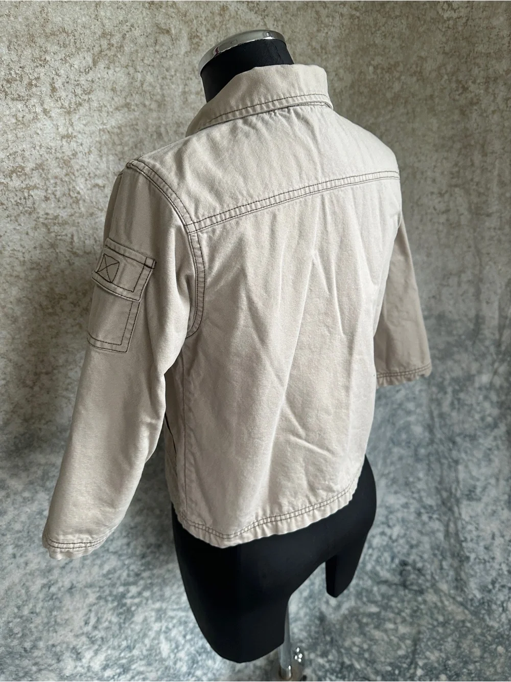 Gymboree BeigeBoys Canvas Jean Jacket